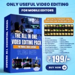 All in One Video Editing Pack for Mobile Editors
